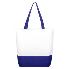 10 oz. Cotton Canvas Boat Tote Bags Front Pocket