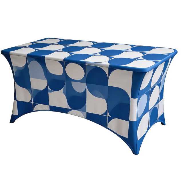 6' Standard Stretch Table Cover (Full Color Dye Sublimation)