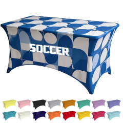 6' Standard Stretch Table Cover (Full Color Dye Sublimation)