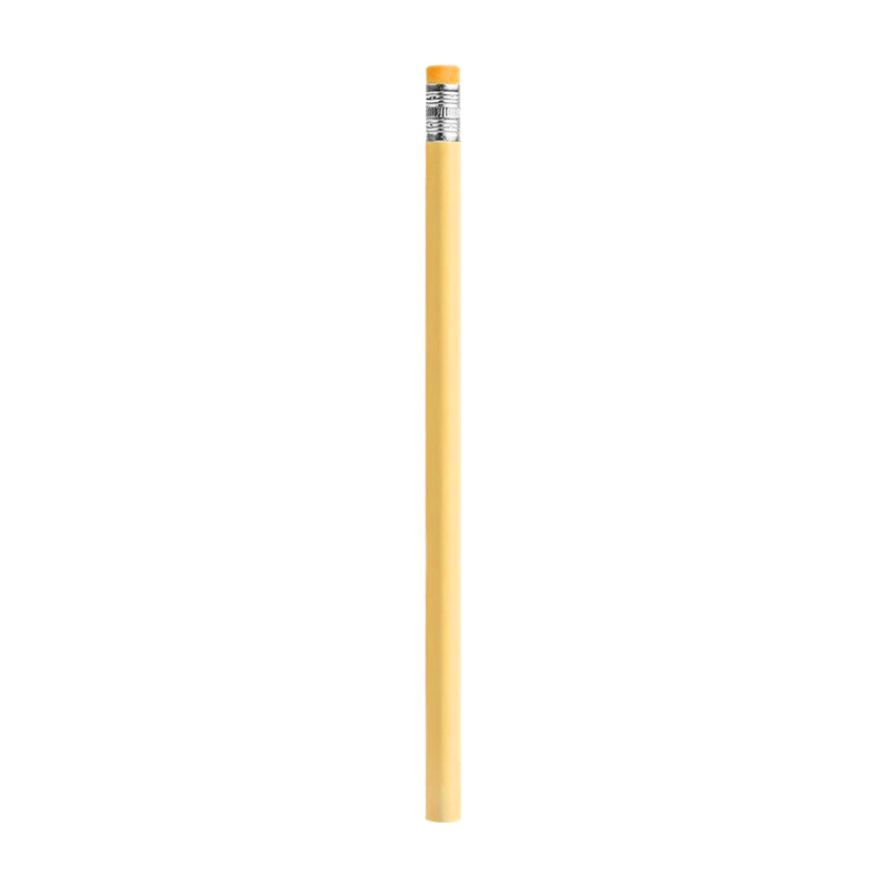Round Wooded Imported Value Jumbo #2 Graphite Pencil with Eraser