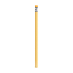 Round Wooded Imported Value Jumbo #2 Graphite Pencil with Eraser