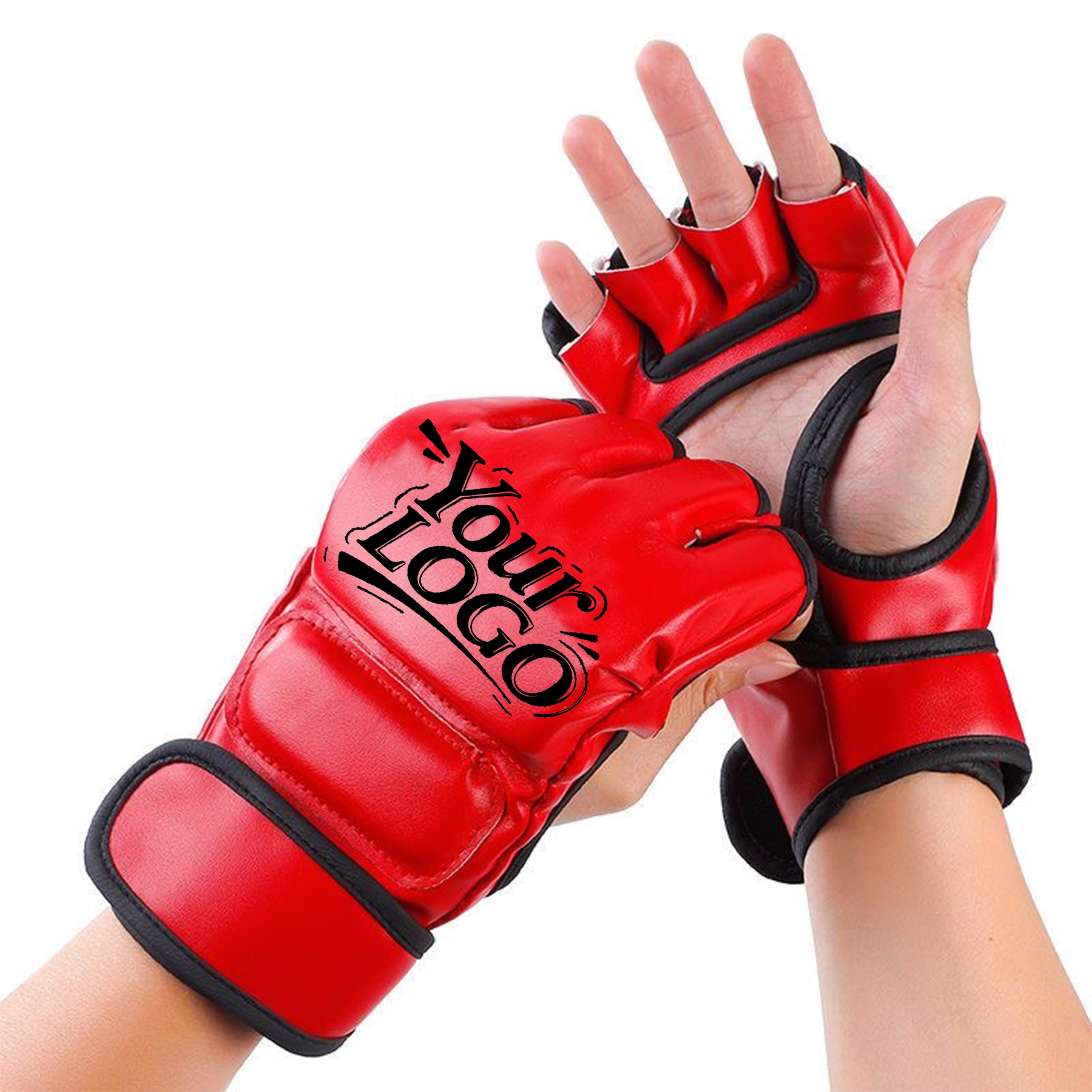 Adult Open-Finger Boxing Gloves