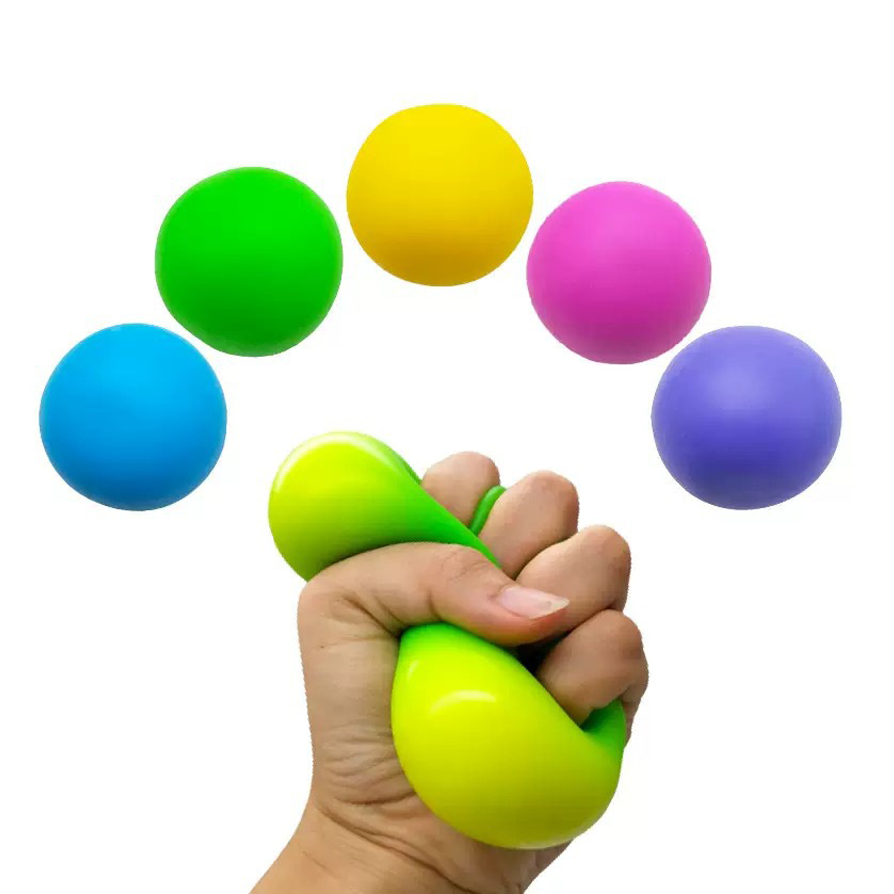 Spherical Stress-Relief Squeeze Toy