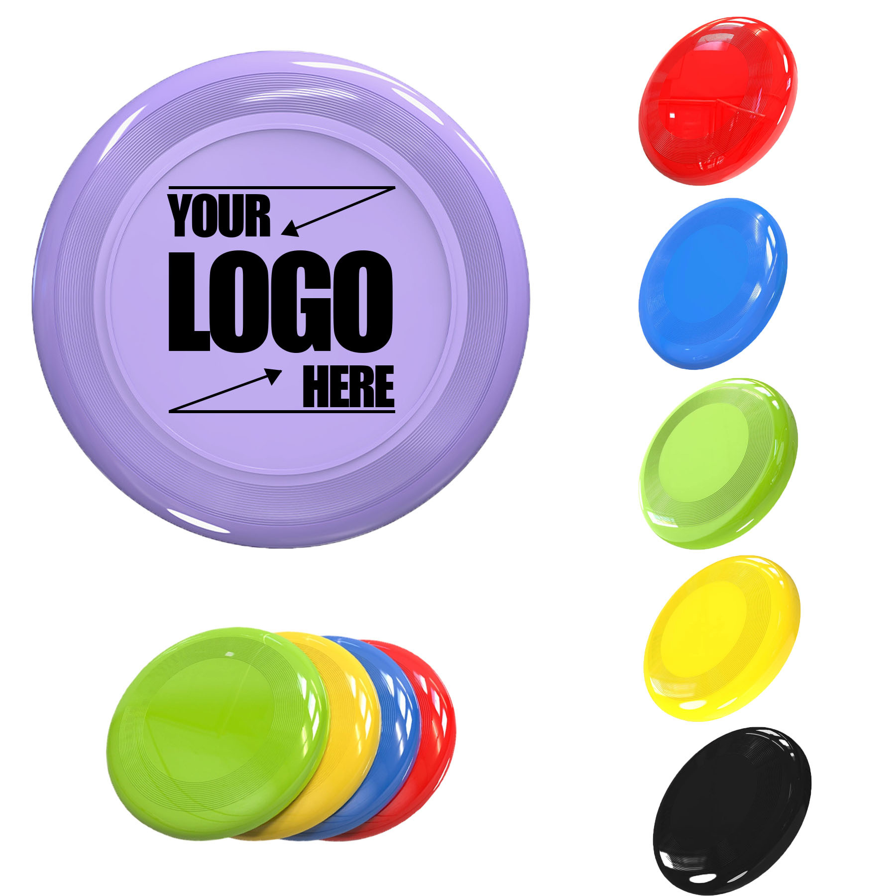 Plastic Soft Rubber Sports Frisbee