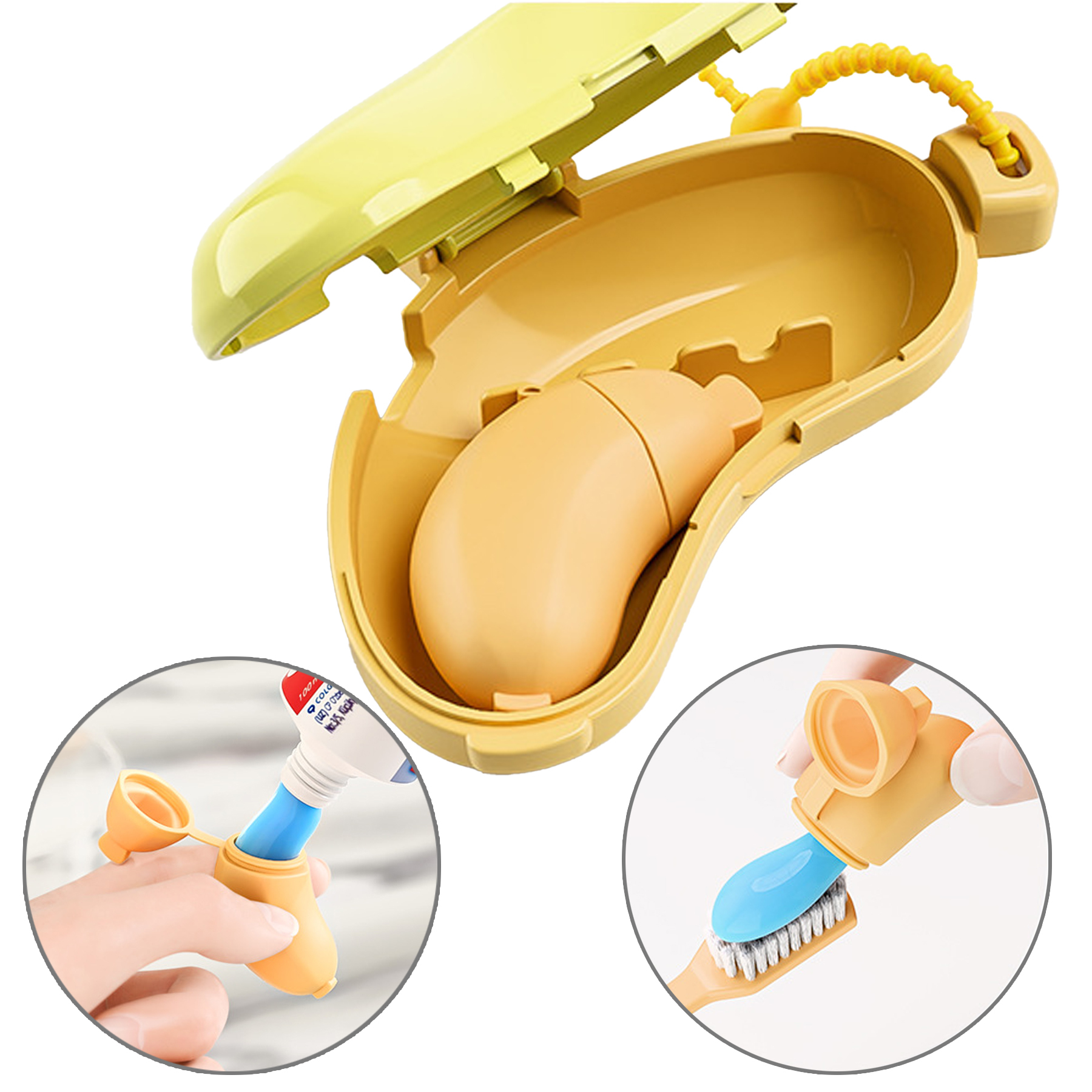 Banana Travel Toothbrush Case
