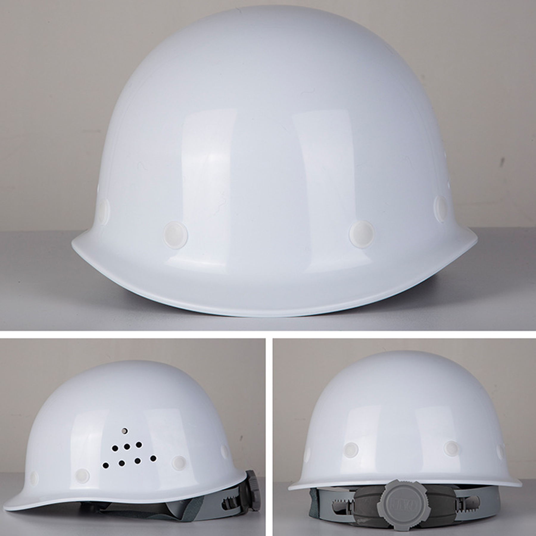 V-Shaped Safety Helmet Breathable & Heavy Duty Construction Hard Hat