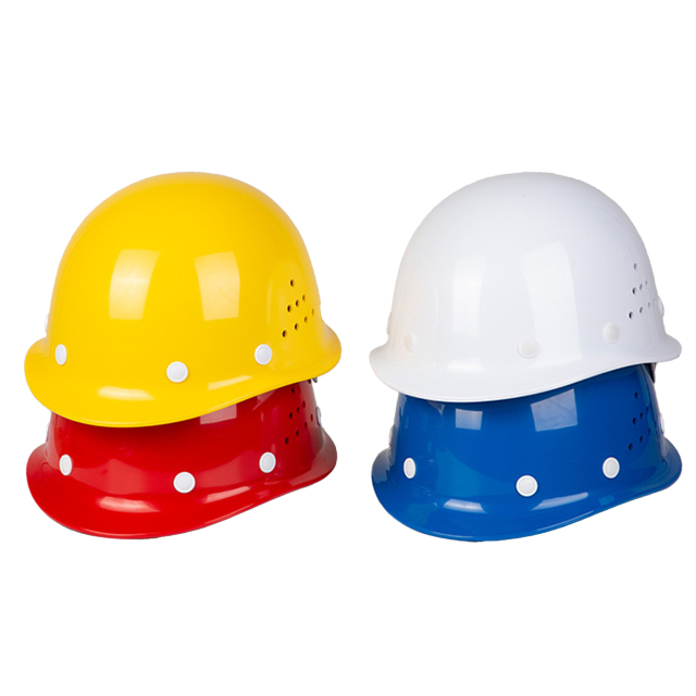 V-Shaped Safety Helmet Breathable & Heavy Duty Construction Hard Hat