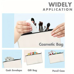 Custom Canvas Cosmetic & Pencil Pouch