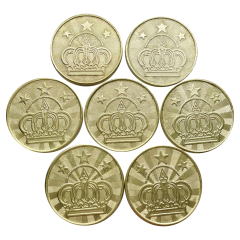 Custom Double-Sided Alloy Arcade Token and Reward Coin