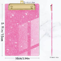 Shiny Acrylic Whiteboard Clip(6"x4")