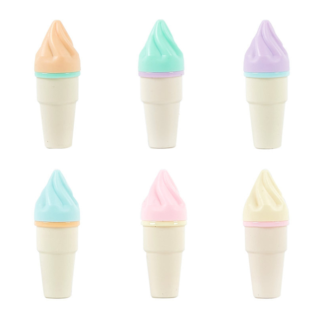 6-Pack Ice Cream Highlighters, Macaron Colors
