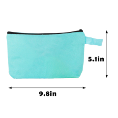 Custom Canvas Cosmetic & Pencil Pouch