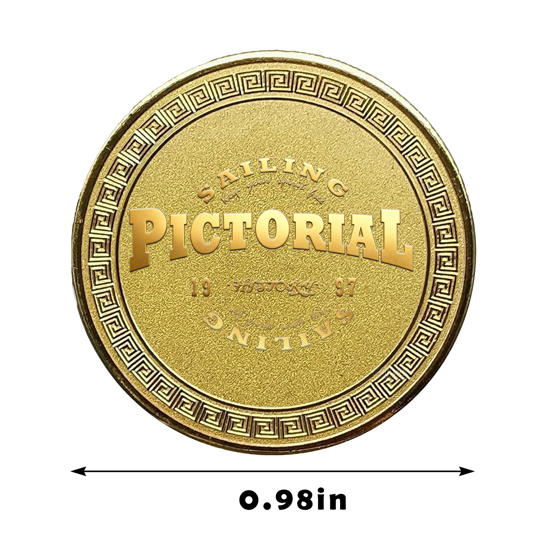 Custom Double-Sided Alloy Arcade Token and Reward Coin