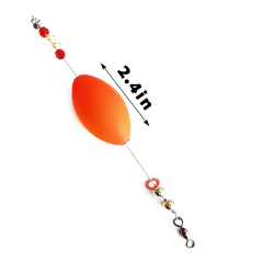 Custom EVA Fishing Float Rig with Brass Weight