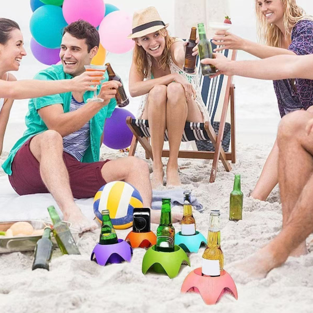 Sand Proof Beach Cup Holder & Drink Stand