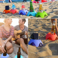 Sand Proof Beach Cup Holder & Drink Stand