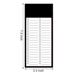 Custom Size Magnetic To-Do List Notepad