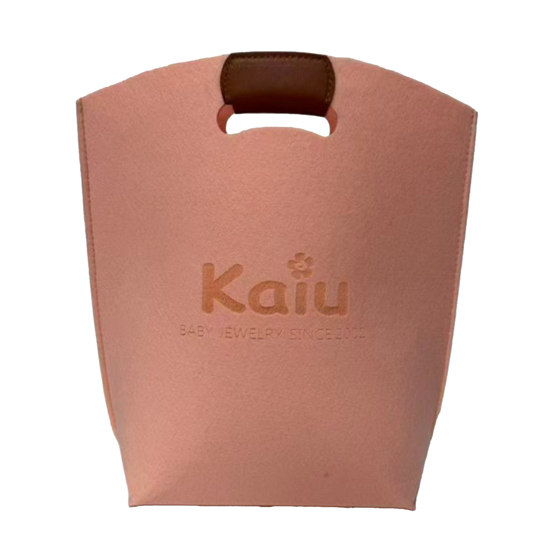 Custom Felt Tote Bag with PU Handle