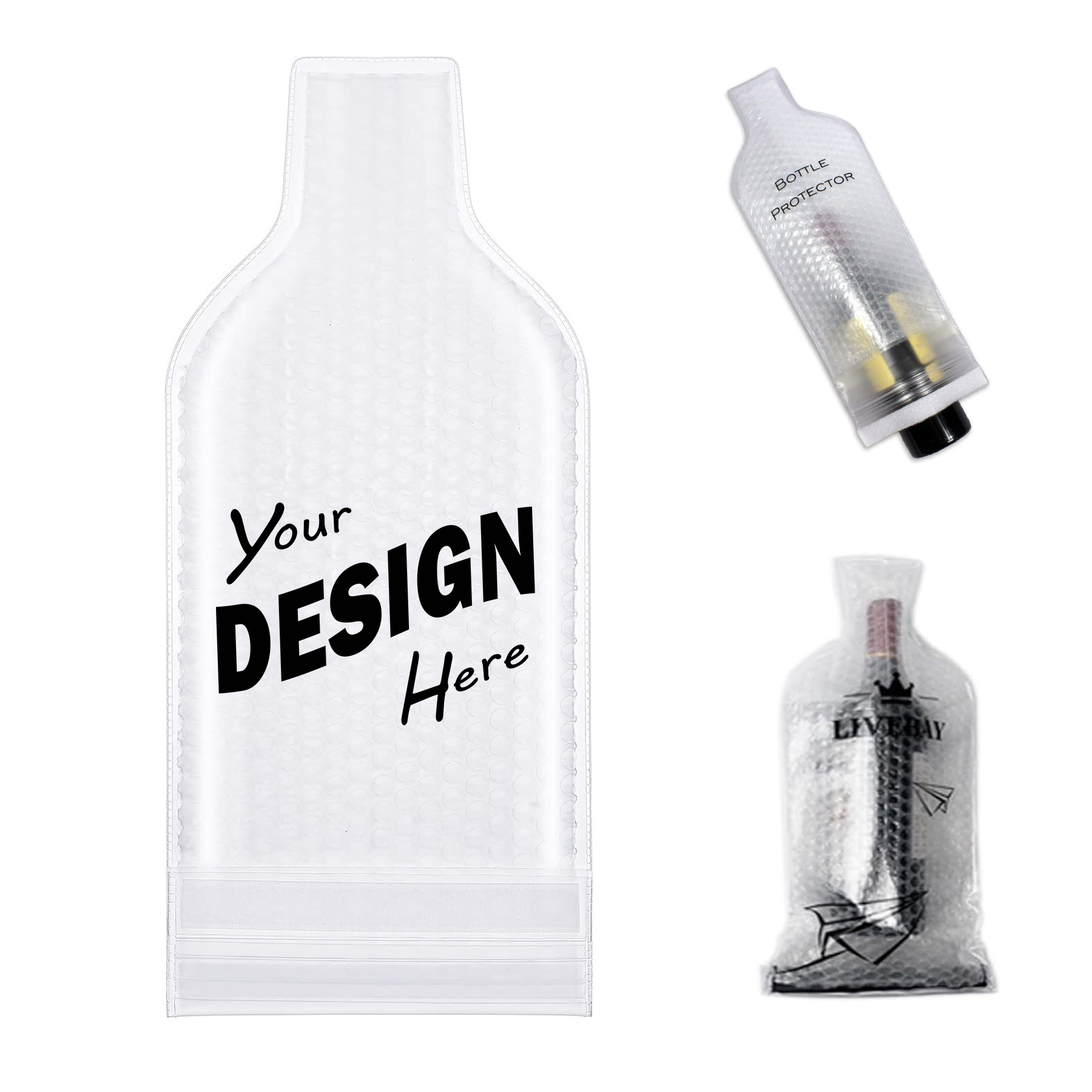 PVC Wine Bottle Shockproof Bag