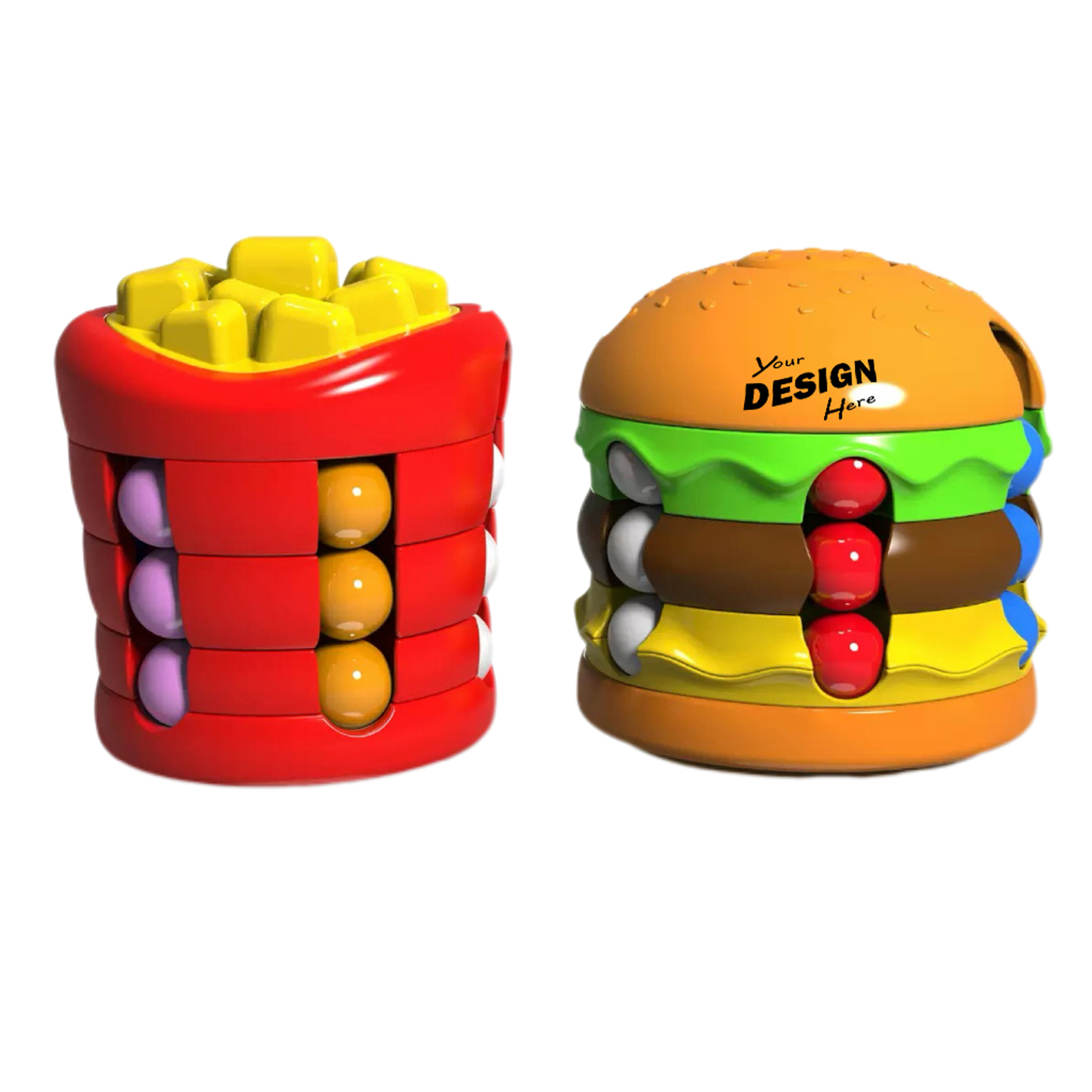 Hamburger & Fries Educational Toy