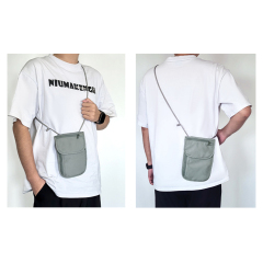 Secure RFID-Blocking Travel Neck Pouch