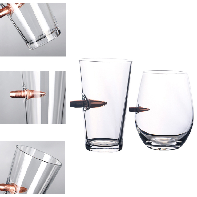 Bullet Whiskey Glass Cup