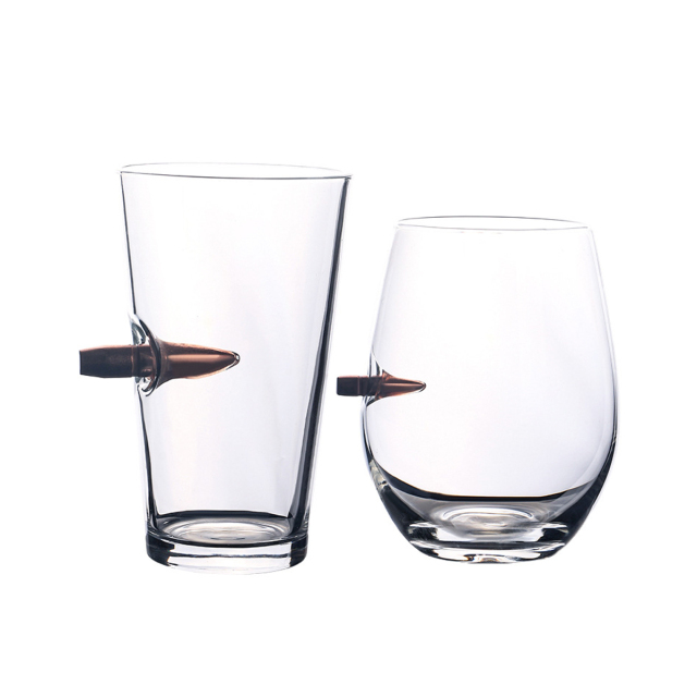 Bullet Whiskey Glass Cup