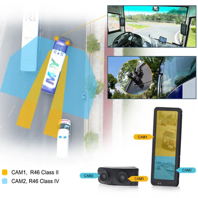 ​​12.3-inch TFT-LCD electronic rearview mirror