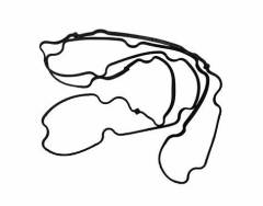 Gasket, oil sump, A4710140722, 077.200