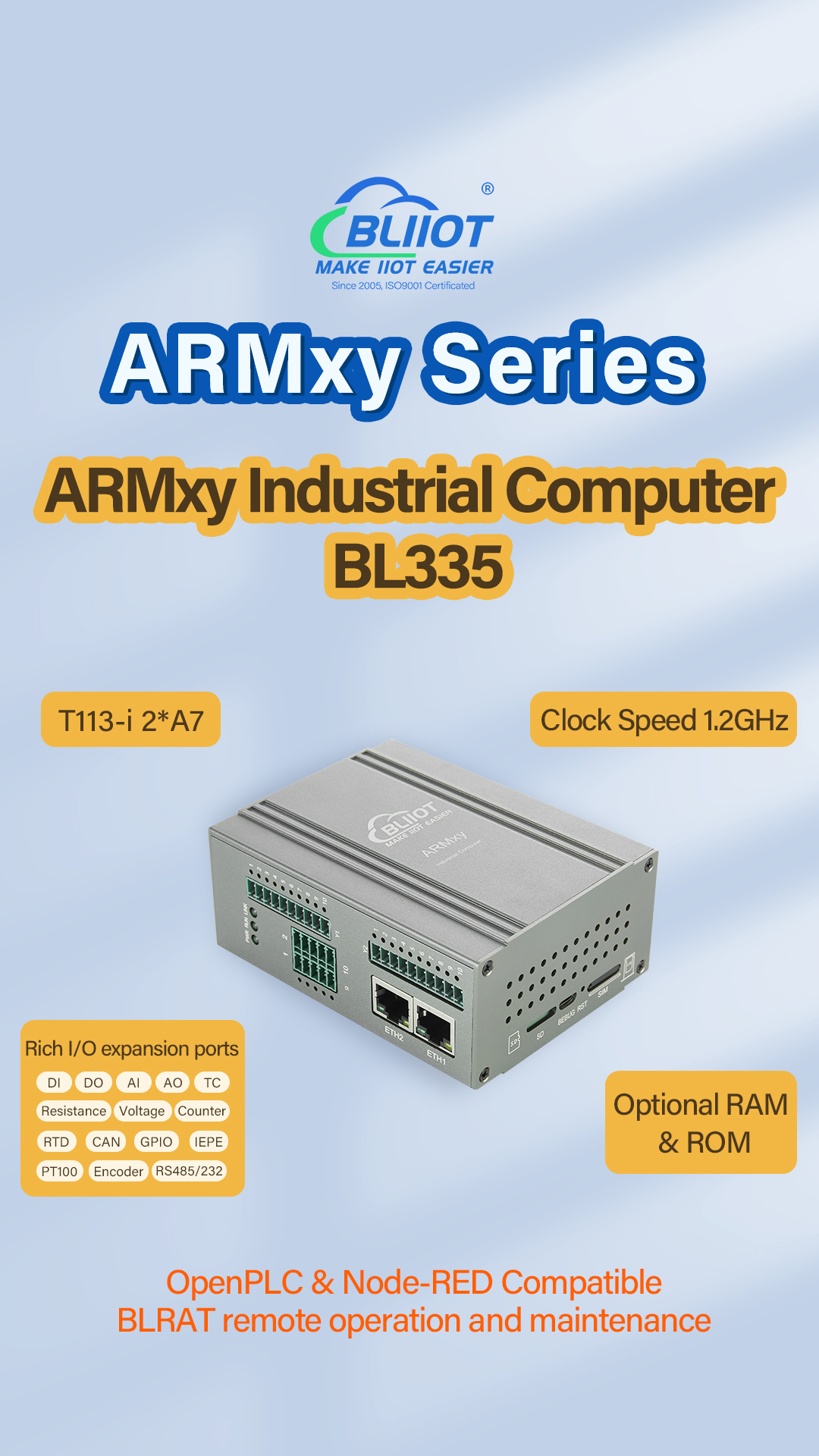 BL335 Allwinner T113-i Dual-Core Cortex-A7 ARM Mini Industrial PC,BL335 Allwinner T113-i Dual-Core Cortex-A7 ARM Mini Industrial PC