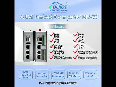 BL360 NXP i.MX8M Mini Quad-Core Cortex-A53 ARM Industrial Computer,BL360 NXP i.MX8M Mini Quad-Core Cortex-A53 ARM Embedded Industrial Computer
