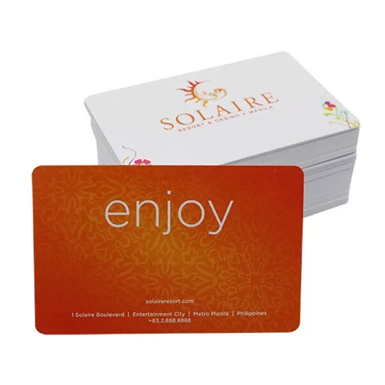 Matte Digital Business Card NTAG 213 NTAG 215 NTAG 216 NFC Custom Printed PVC Card