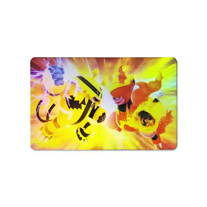 Wholesale Cartoon Game Toy Cards Thickened TR 3D Cat Anime Collection NFC Cards For Children