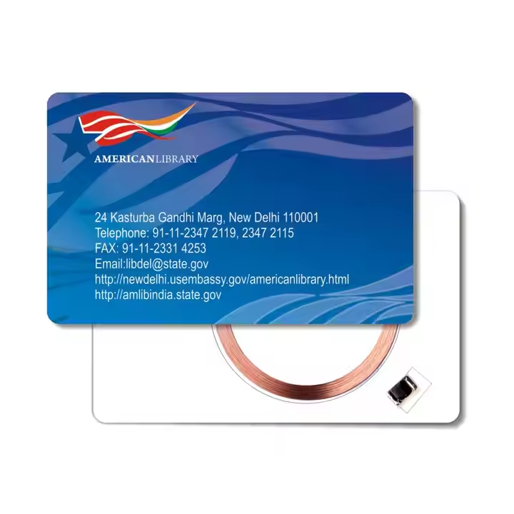 PVC 125Khz LF Rewritable T5577 EM4305 Chip RFID Smart Card With Customized Printing