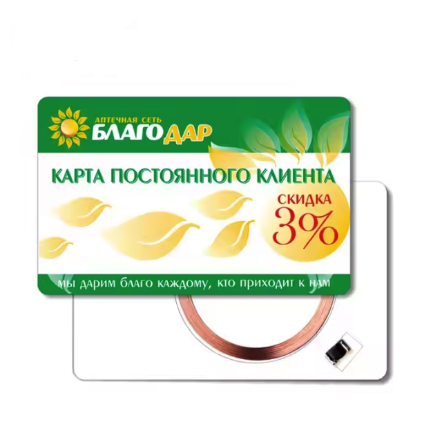 PVC 125Khz LF Rewritable T5577 EM4305 Chip RFID Smart Card With Customized Printing