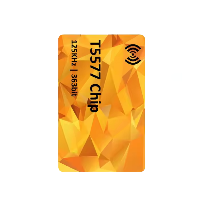 PVC 125Khz LF Rewritable T5577 EM4305 Chip RFID Smart Card With Customized Printing