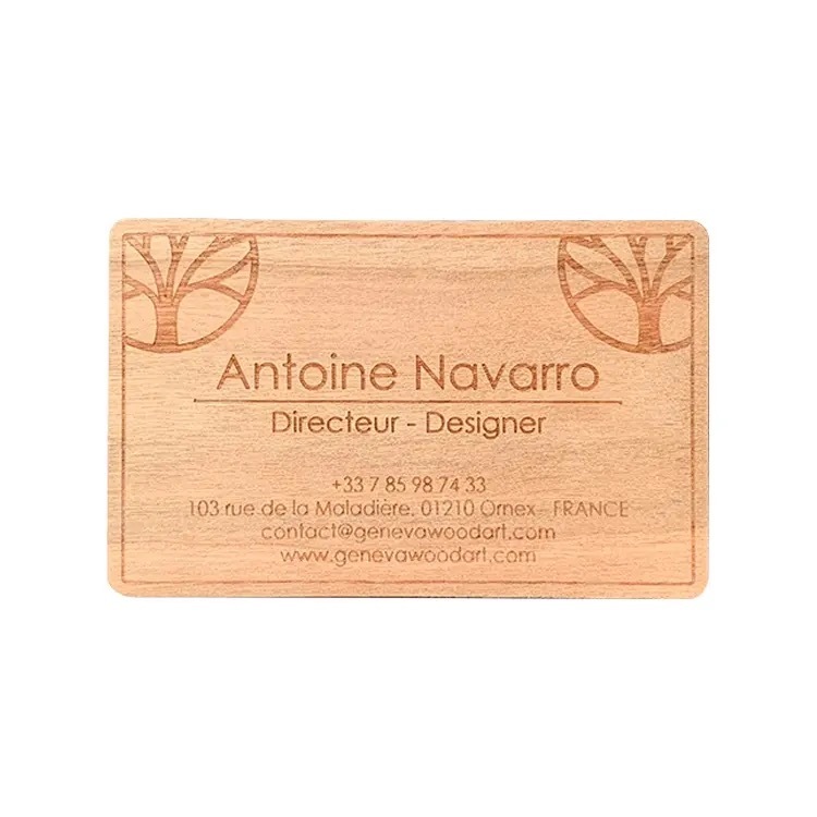 Custom 13.56Mhz MIFARE Classic EV1 Wood Hotel Key Card