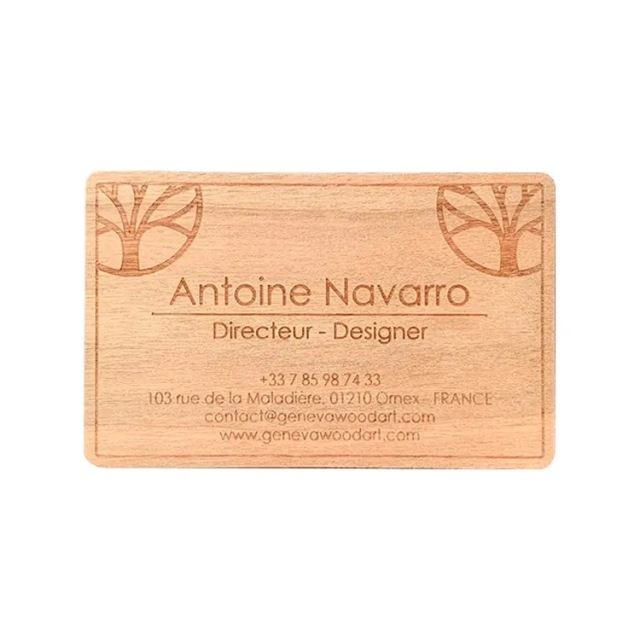 Custom 13.56Mhz MIFARE Classic EV1 Wood Hotel Key Card