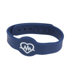 Custom Embossed RFID Swimming Pool Waterproof Bracelet GJ-005