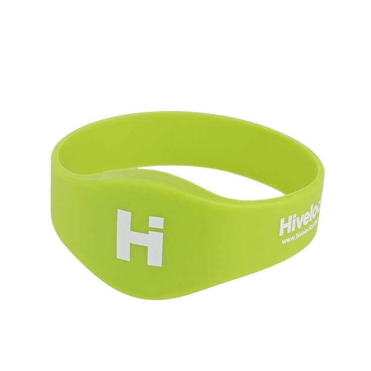 RFID Silicone Wristbands 125khz HF 13.56mhz NFC Silicone Wristband Waterproof for Water Park GJ-002