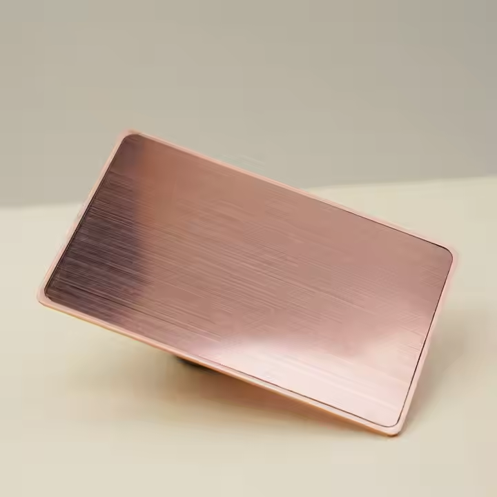 Contactless Programming NFC Metal Business Cards Tap to Go NFC Chip Metal Business Card