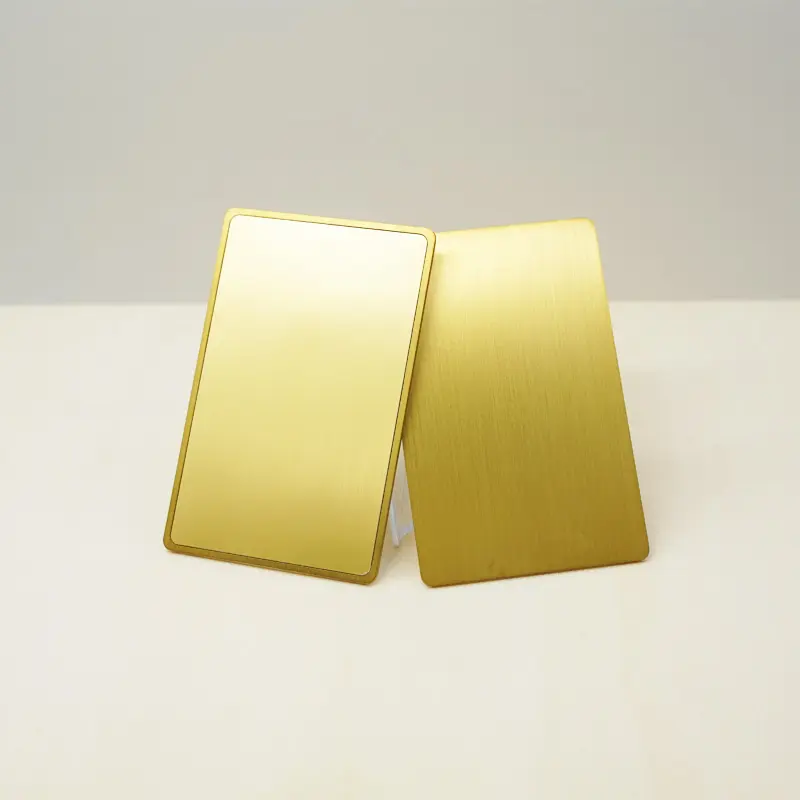 Contactless Programming NFC Metal Business Cards Tap to Go NFC Chip Metal Business Card