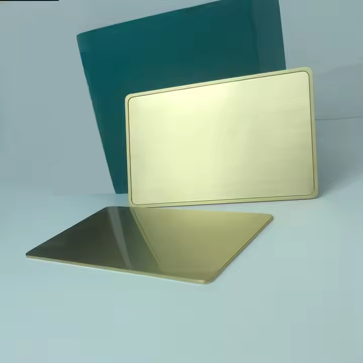 Contactless Programming NFC Metal Business Cards Tap to Go NFC Chip Metal Business Card