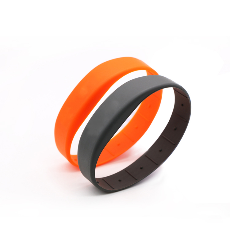 Custom Logo RFID Nfc Silicone Wristband Bracelet for Fitness Club GJ-012