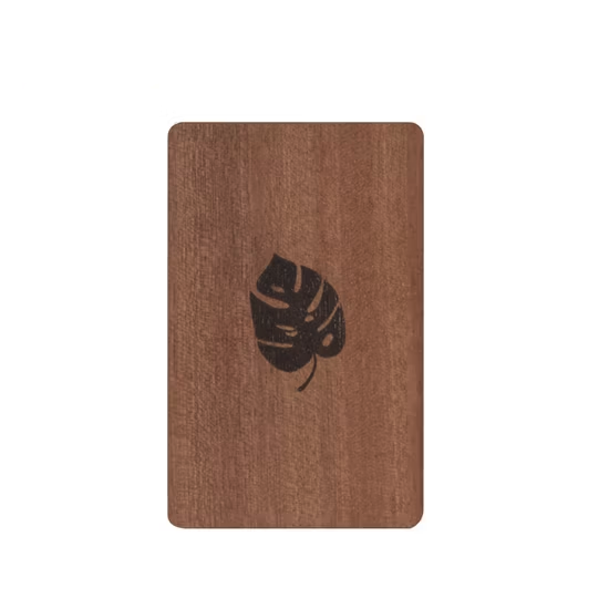 Customized FSC Printable Wooden Hotel Room Card NFC 216 Bamboo Wooden Business Cards