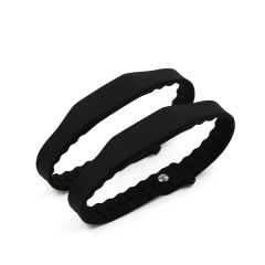 125KHz RFID Wristband Silicone Black Laser Engraving Logo RFID Bracelet for WaterPark  GJ-019