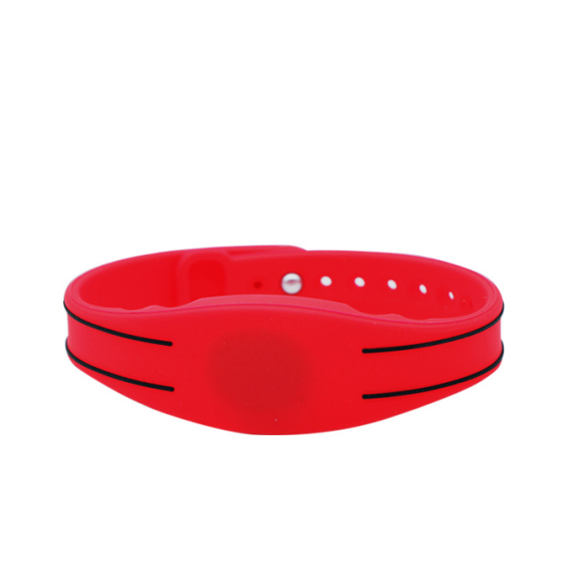 Waterproof Durable 13.56 MHz RFID Silicone Wristband Fashion NFC Bracelet Bands GJ-011