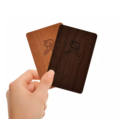 Eco-friendly FSC Wooden RFID Card Luxurious UV Printing/Engraving 13.56Mhz Ntag213/215/216 NFC Key Card