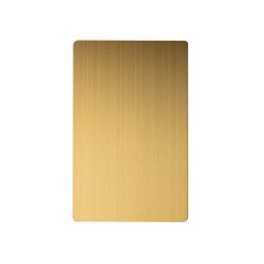 Programmable Colored Stainless Steel Nfc Chip Invisible Hybrid Nfc Rfid Metal Smart Business Card