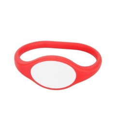 13.56Mhz Bands Nfc Band Silicone Rfid Wristband for Fitness Club GJ-004